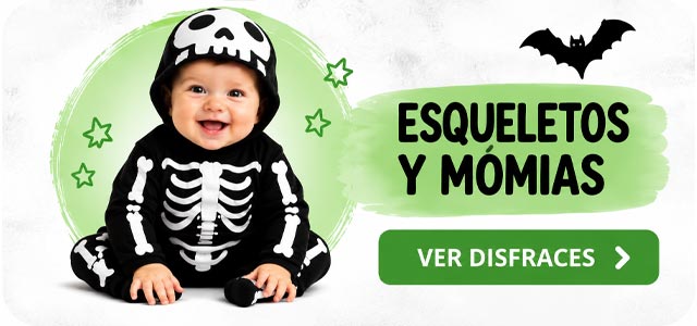Comprar disfraces de esqueletos y momias
