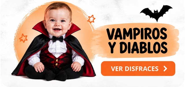comprar disfraces de vampiros y demonios beb&eacute;