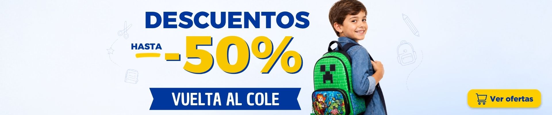 mochilas escolares en promoción promociones vuelta al cole