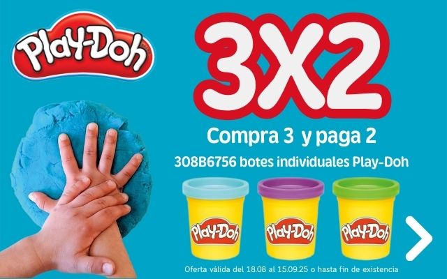 comprar botes playdos promoción 3x2