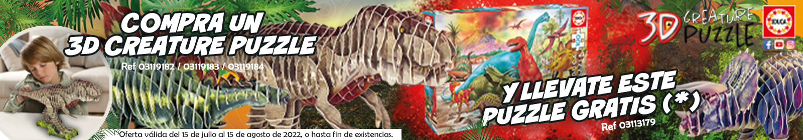 promo puzzles 3d creature