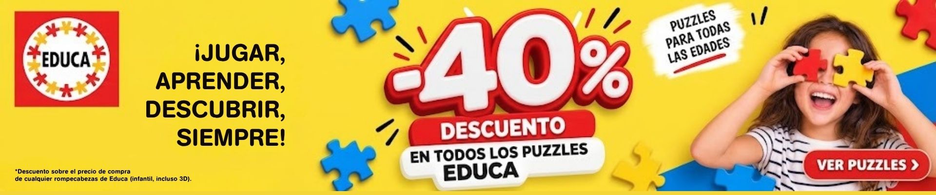 Descuento en puzzles -40% descuentos en puzzles -40% descuento