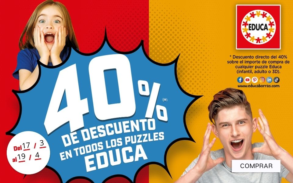 comprar puzzles Educa cons descuento -40%