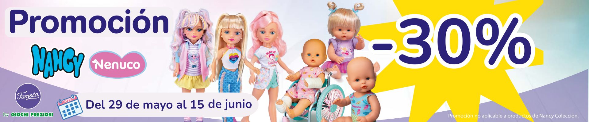 promoción en juguetes famosa