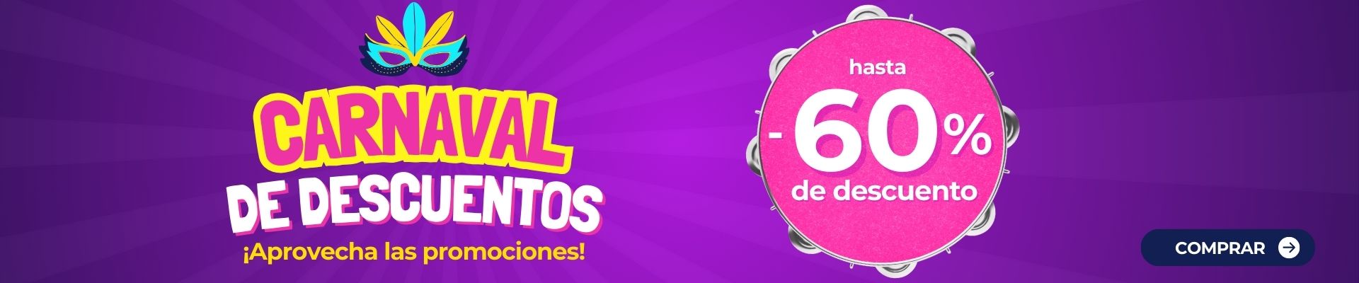 Promociones disfraces carnaval