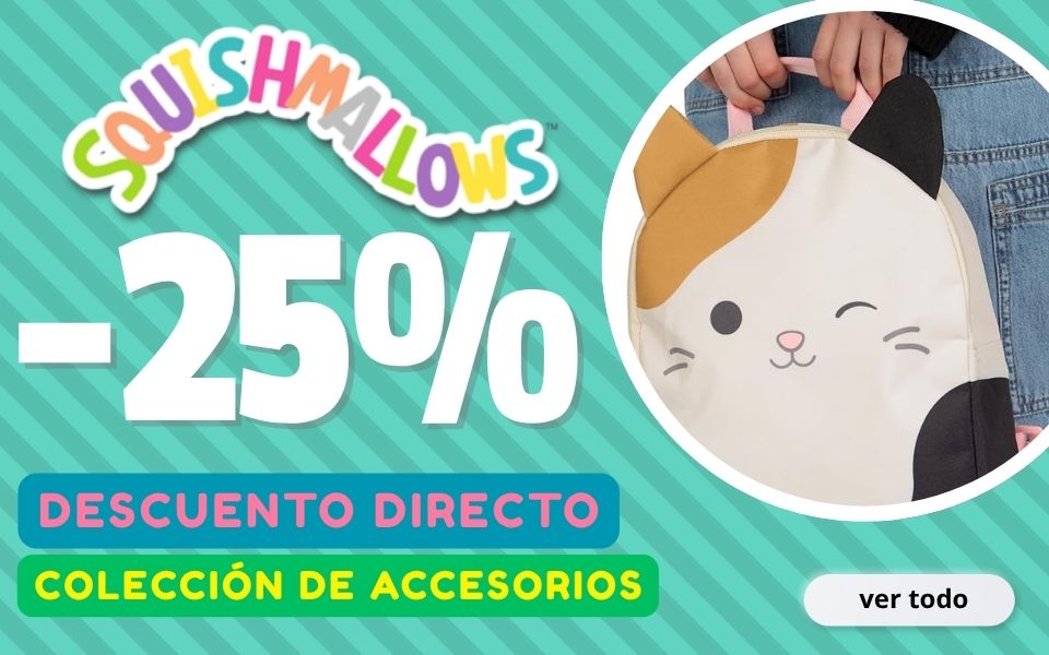 mochilas y estuches squishmallows
