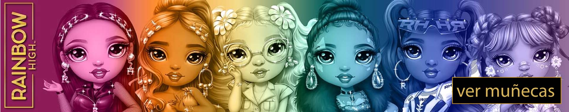 comprar muñecas rainbow high