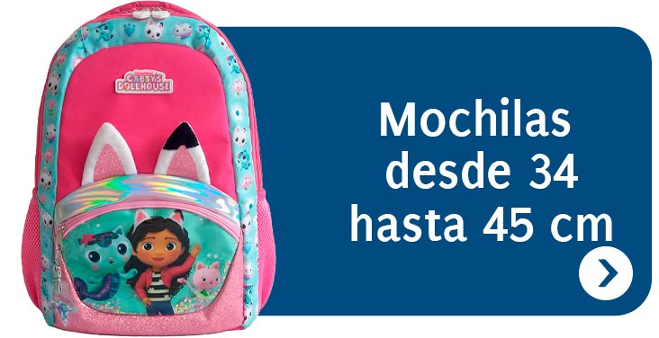 Mochilas Escolares 34-45cm